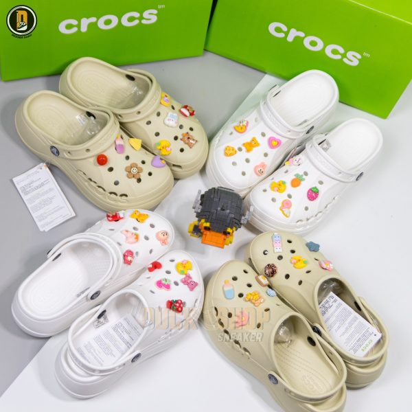 Dép Sục Crocs Bella Winter White - Hình ảnh 9
