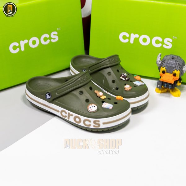 Dép Sục Crocs Bayaband Clog Army Green - Hình ảnh 4