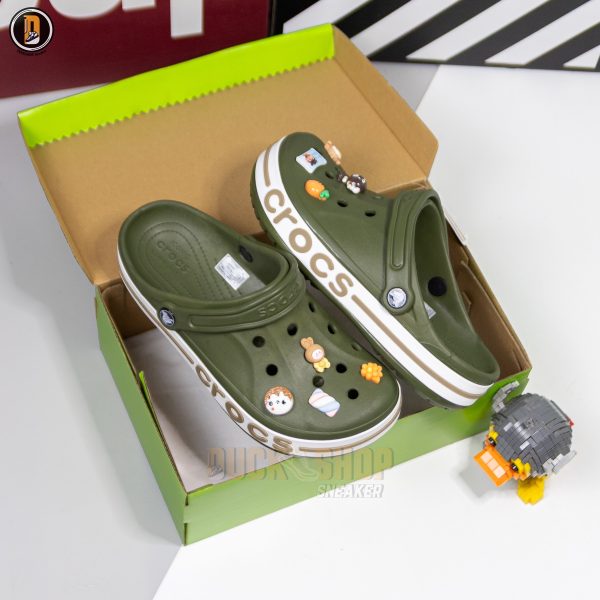Dép Sục Crocs Bayaband Clog Army Green - Hình ảnh 3