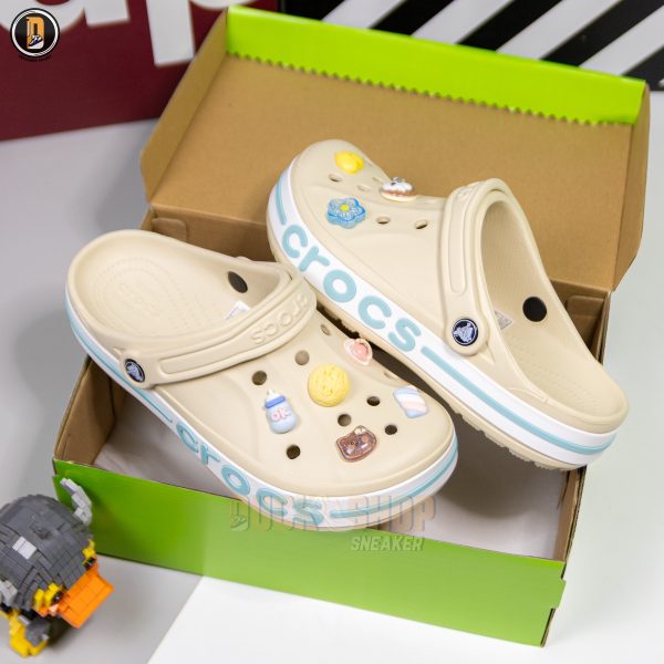 Dép Sục Crocs Bayaband Clog Winter White - Ảnh 3
