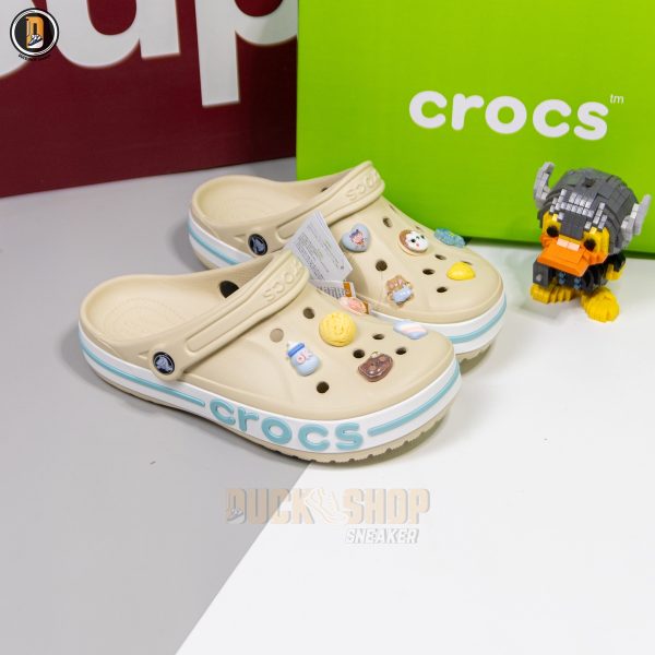 Dép Sục Crocs Bayaband Clog Winter White - Ảnh 7