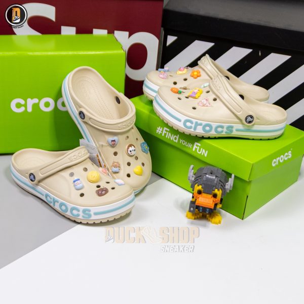Dép Sục Crocs Bayaband Clog Winter White - Ảnh 6