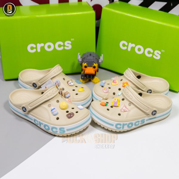 Dép Sục Crocs Bayaband Clog Winter White - Ảnh 5