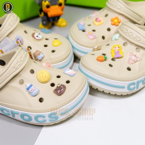 Dép Sục Crocs Bayaband Clog Winter White - Ảnh 4