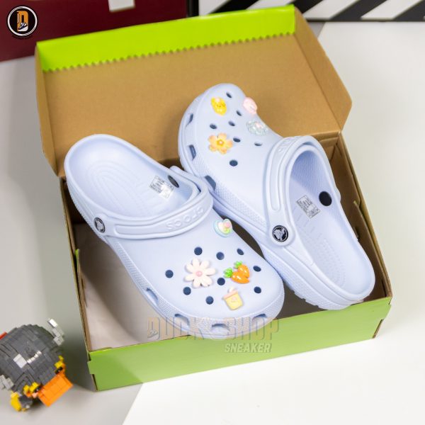 Dép Sục Crocs Classic Clog Blue Frost - Hình ảnh 3