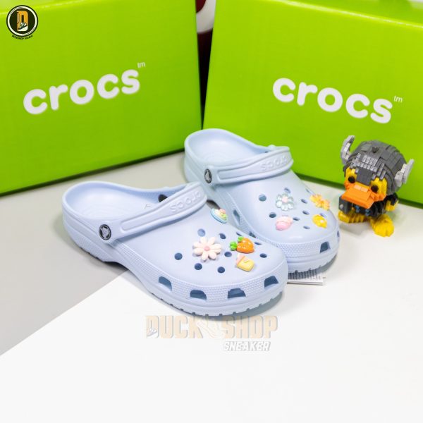 Dép Sục Crocs Classic Clog Blue Frost - Hình ảnh 4