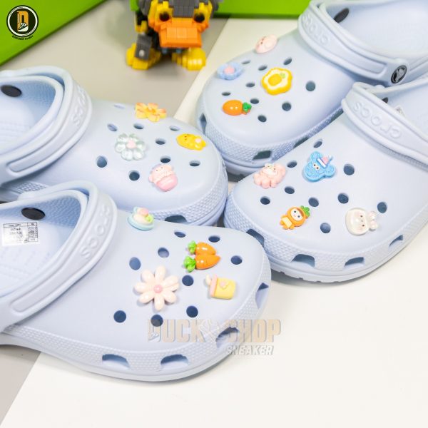 Dép Sục Crocs Classic Clog Blue Frost - Hình ảnh 5