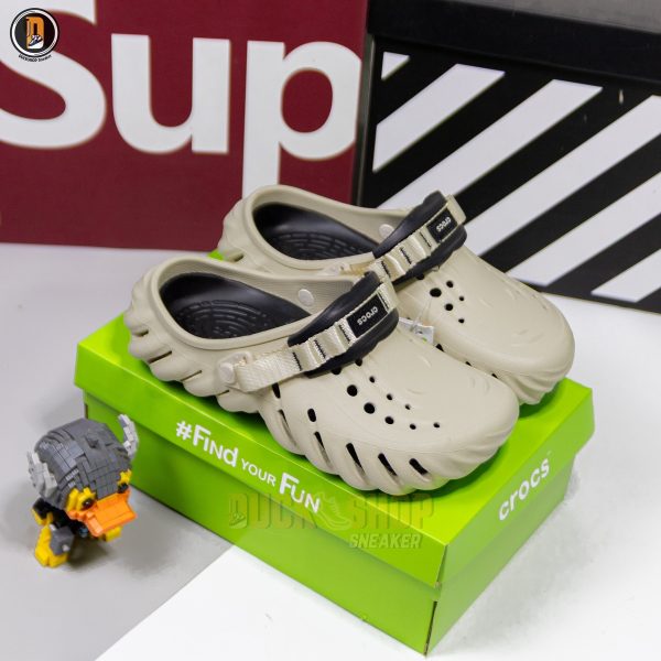 Dép Sục Crocs Echo Bone - Hình ảnh 2