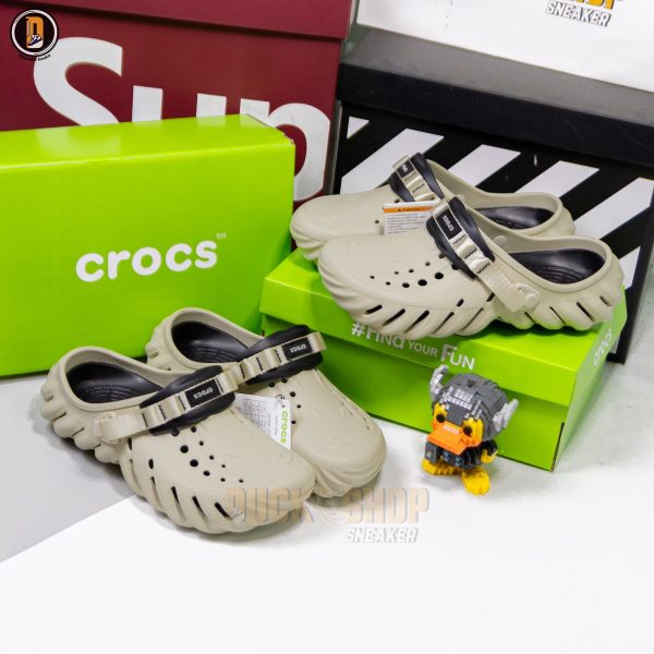 Dép Sục Crocs Echo Bone - Hình ảnh 6