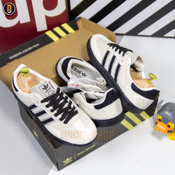 Giày Adidas Samba OG Wonder White Black Pony - Hình ảnh 11