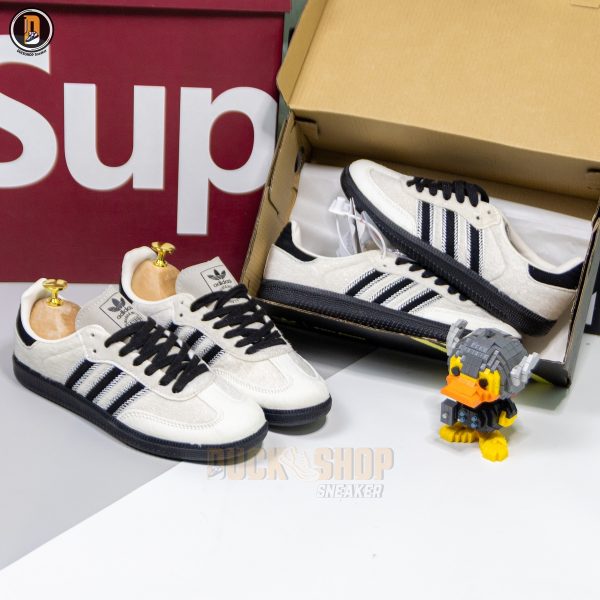 Giày Adidas Samba OG Wonder White Black Pony - Hình ảnh 12