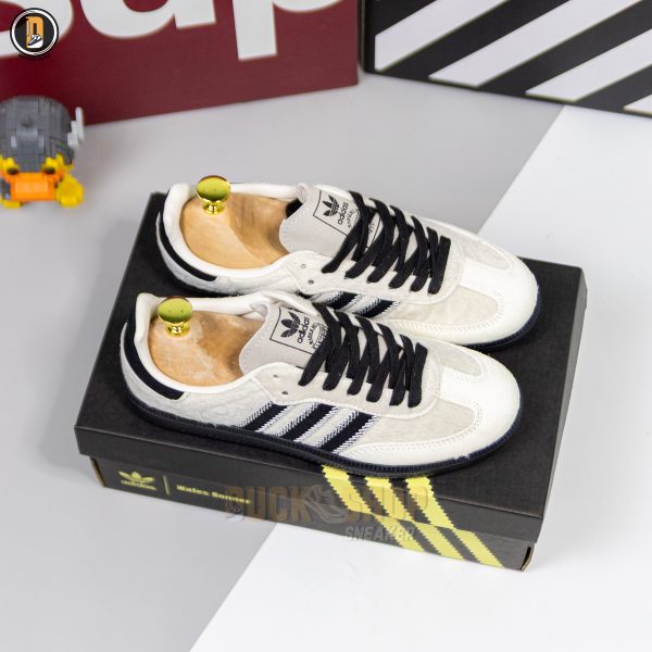 Giày Adidas Samba OG Wonder White Black Pony - Hình ảnh 2