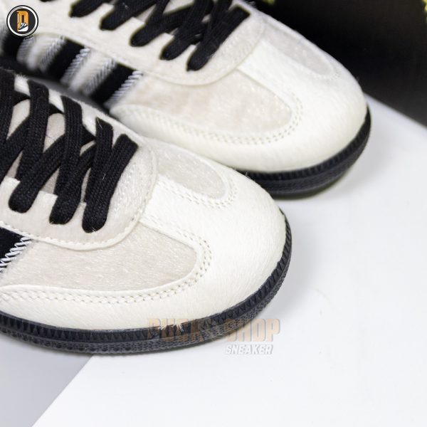 Giày Adidas Samba OG Wonder White Black Pony - Hình ảnh 7