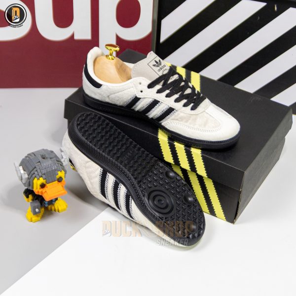 Giày Adidas Samba OG Wonder White Black Pony - Hình ảnh 9