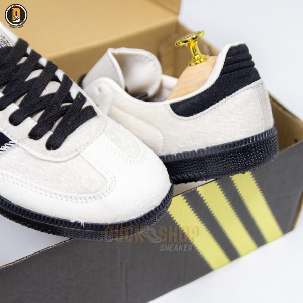 Giày Adidas Samba OG Wonder White Black Pony - Hình ảnh 4