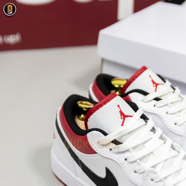 Giày Nike Air Jordan 1 Low White Gym Red - Hình ảnh 5