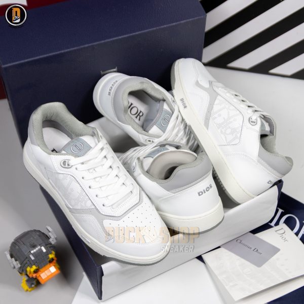Giày Dior B27 Low White Gray 'Dior Oblique Galaxy White - Ảnh 11