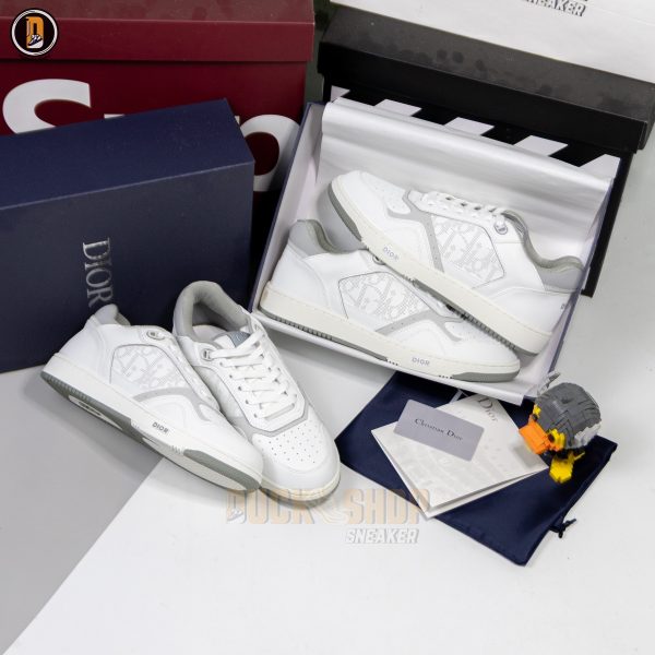 Giày Dior B27 Low White Gray 'Dior Oblique Galaxy White - Ảnh 10