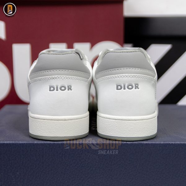 Giày Dior B27 Low White Gray 'Dior Oblique Galaxy White - Ảnh 8