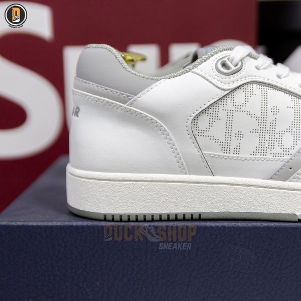 Giày Dior B27 Low White Gray 'Dior Oblique Galaxy White - Ảnh 7