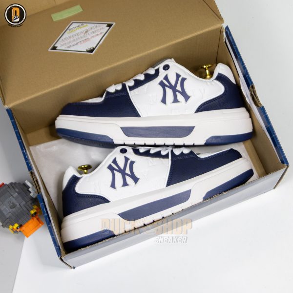 Giày MLB Korea Chunky Liner Classic Mono New York Yankees Navy - Ảnh 10