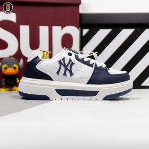 Giày MLB Korea Chunky Liner Classic Mono New York Yankees Navy