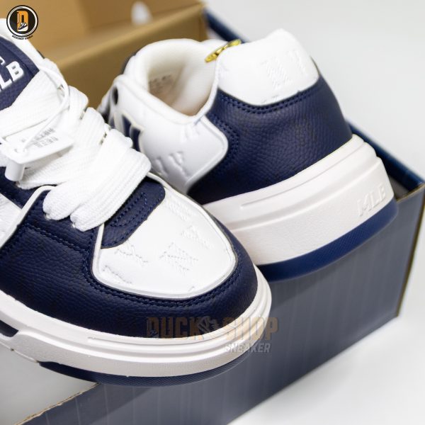 Giày MLB Korea Chunky Liner Classic Mono New York Yankees Navy - Ảnh 4
