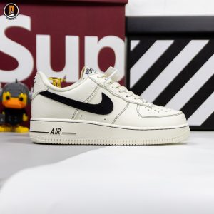 Giày Nike Air Force 1 Low 07 LX Outline Black Swoosh