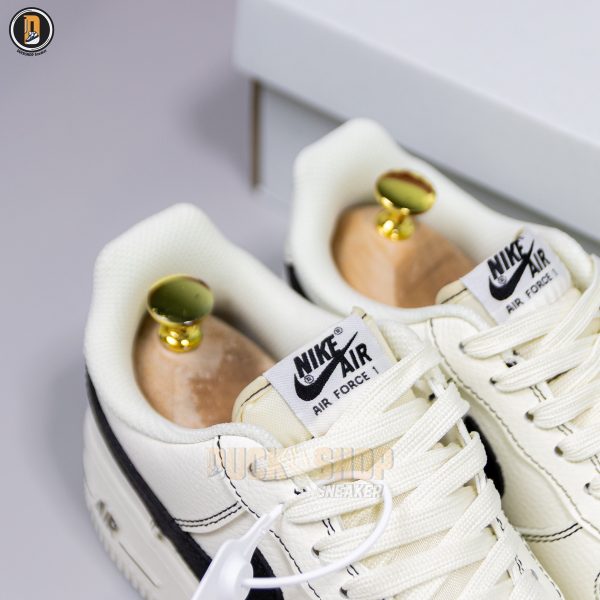 Giày Nike Air Force 1 Low 07 LX Outline Black Swoosh - Ảnh 5