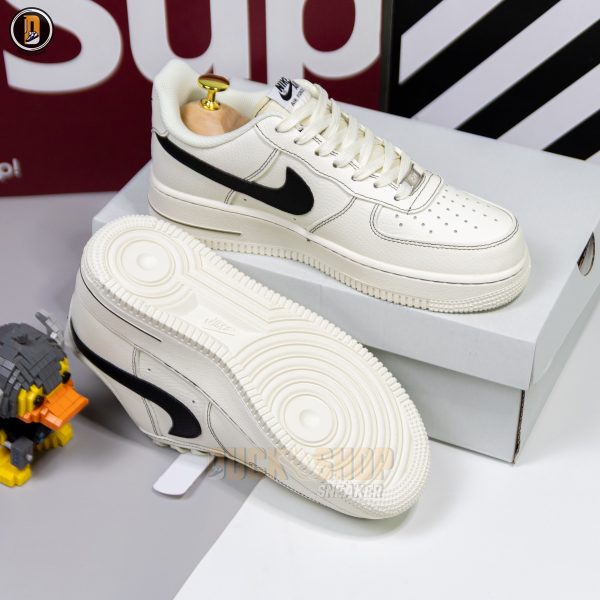 Giày Nike Air Force 1 Low 07 LX Outline Black Swoosh - Ảnh 10