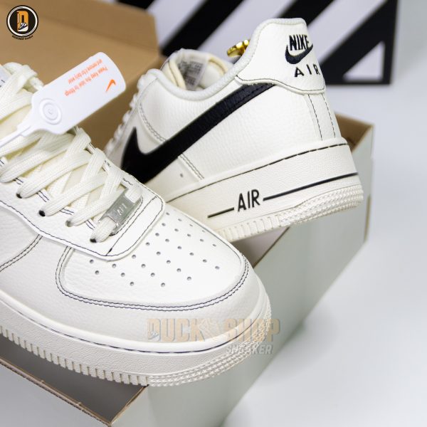 Giày Nike Air Force 1 Low 07 LX Outline Black Swoosh - Ảnh 4