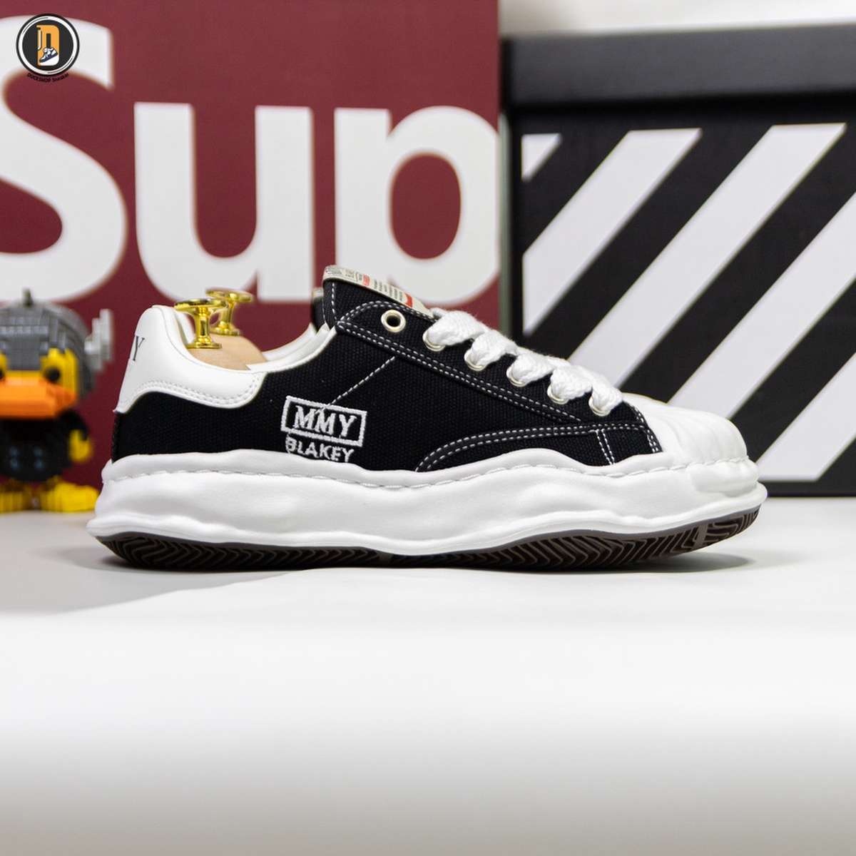 Giày Maison Mihara Yasuhiro Blakey OG Sole Canvas Low