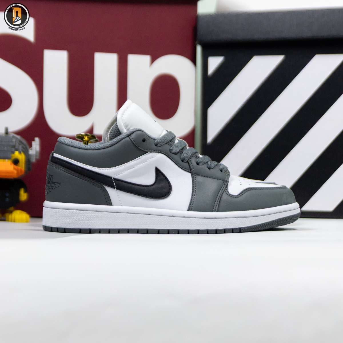 Giày Nike Air Jordan 1 Low Iron Grey
