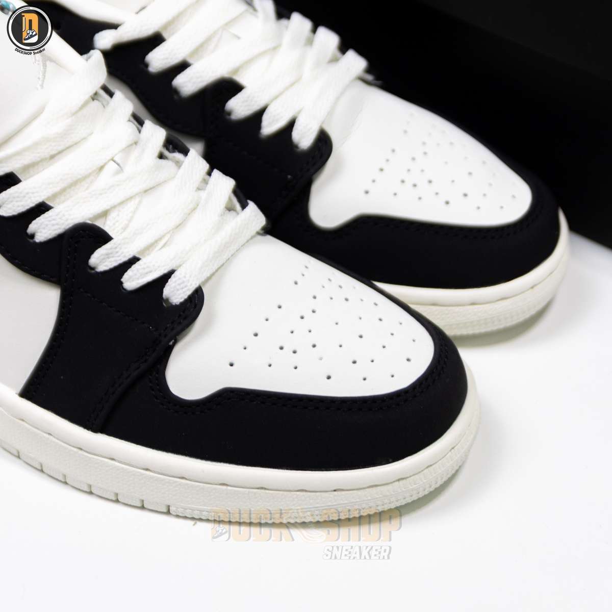 Giày Nike Air Jordan 1 Low Sail Light Smoke Grey - Ảnh 10