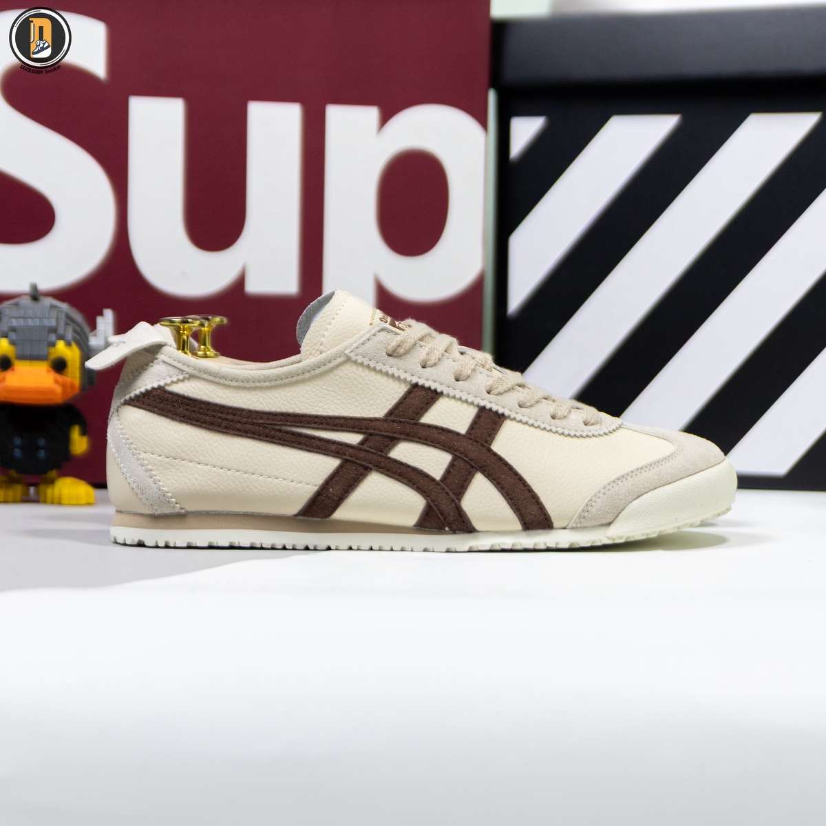 Giày Onitsuka Tiger Mexico 66 Beige Suede Brown