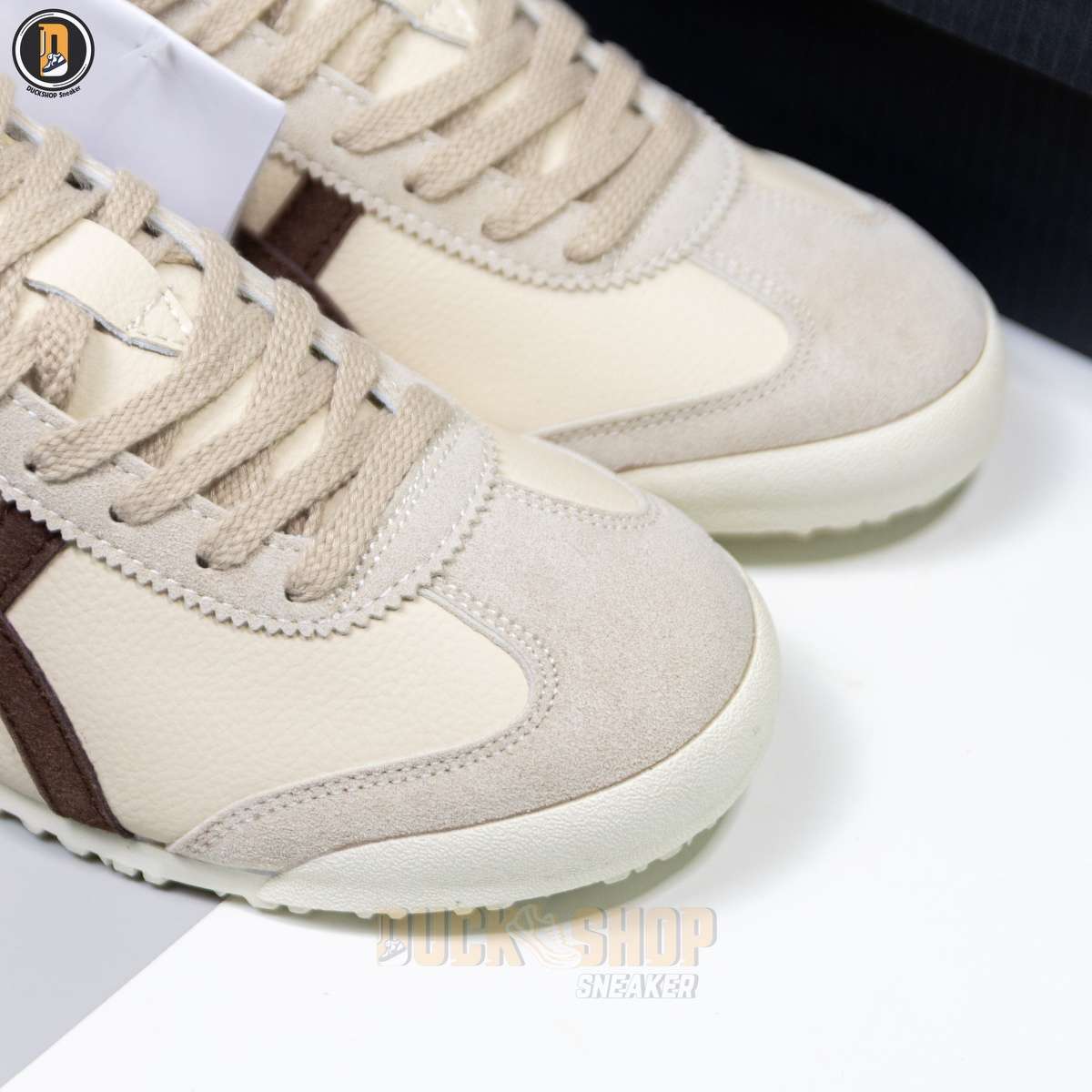 Giày Onitsuka Tiger Mexico 66 Beige Suede Brown - Ảnh 10