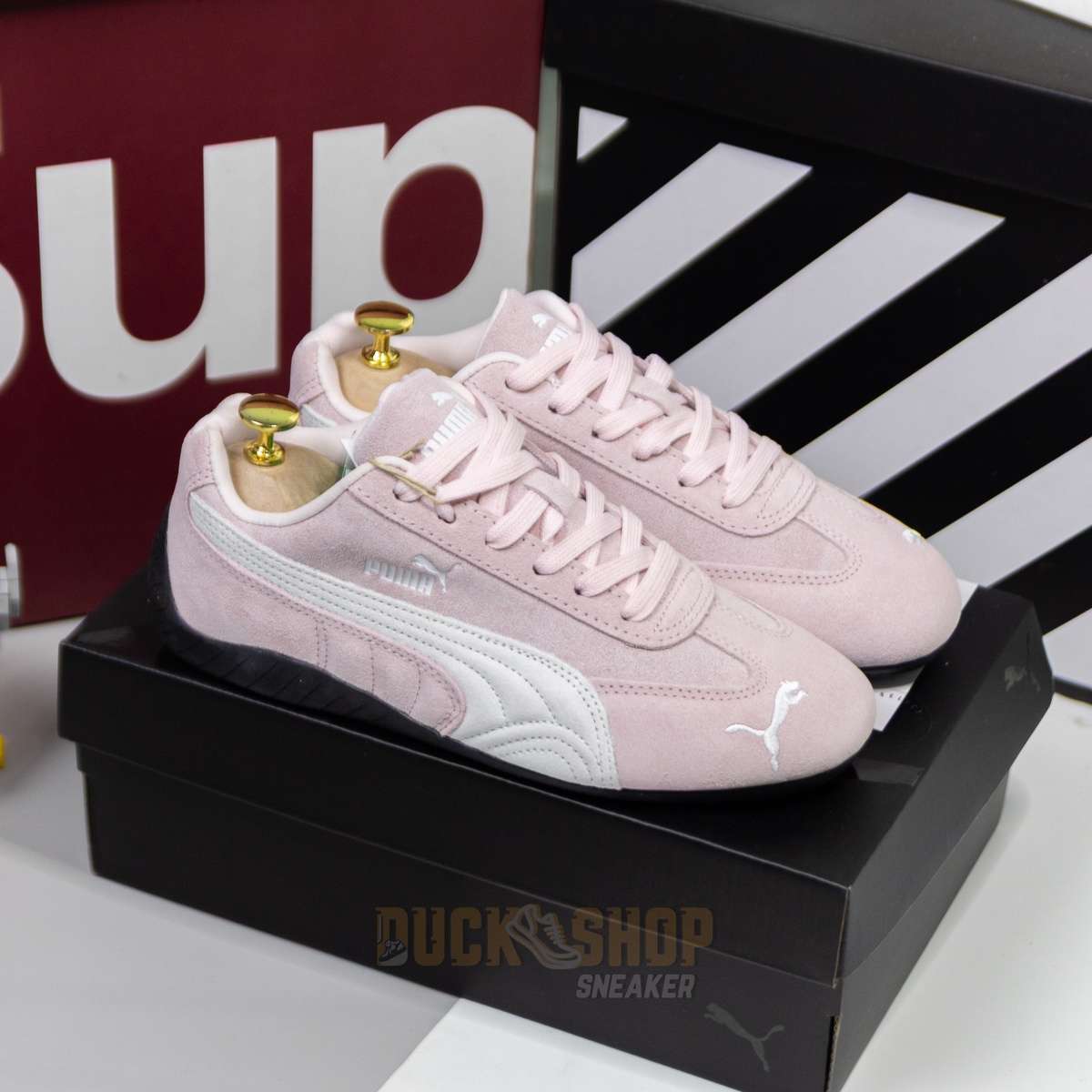 Alternative view of Giày Puma Speedcat OG Pink White