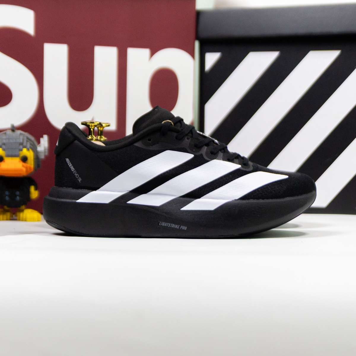 Giày Adidas Adizero Evo SL Black Iron Metallic