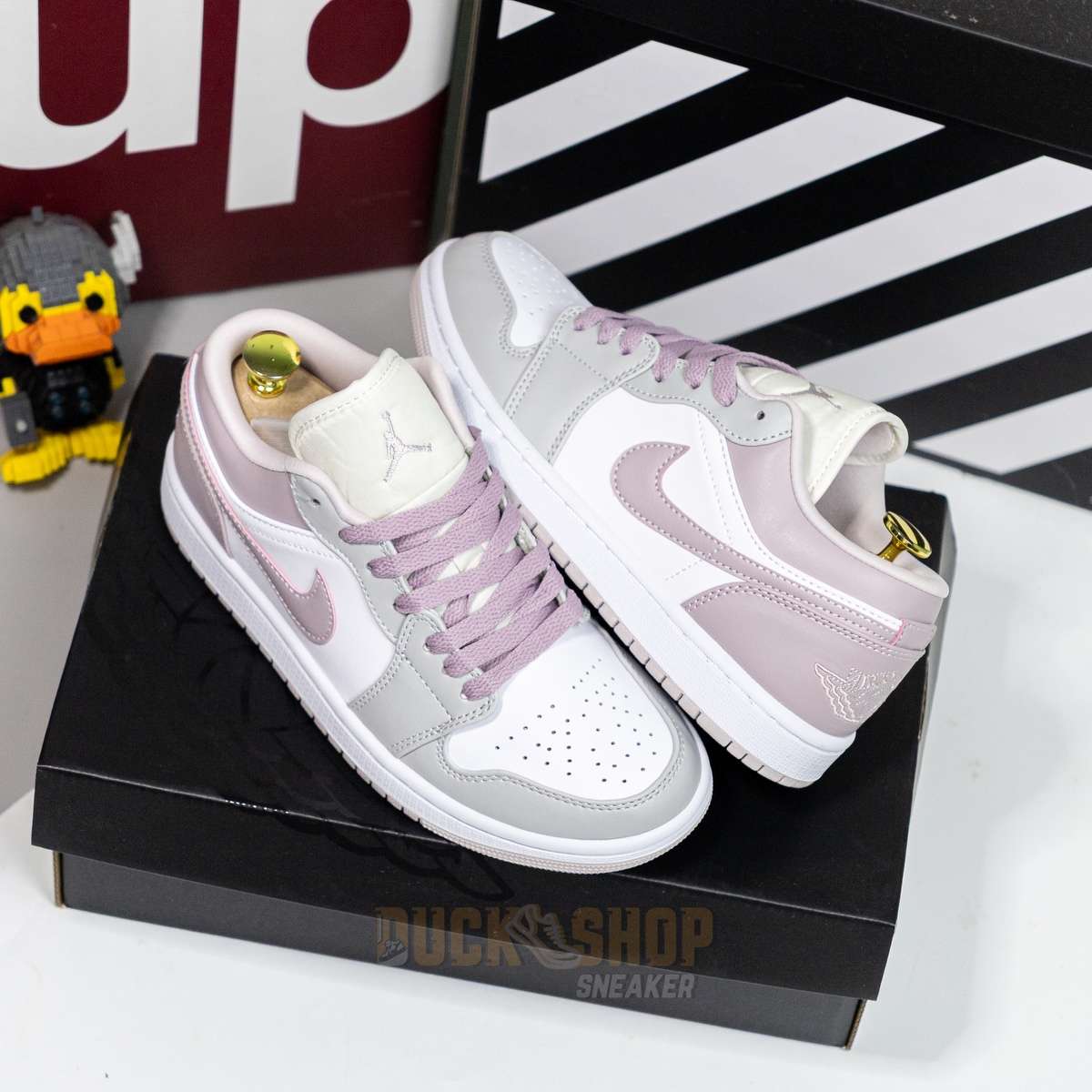 Giày Nike Air Jordan 1 Low Particle Rose - Ảnh 6