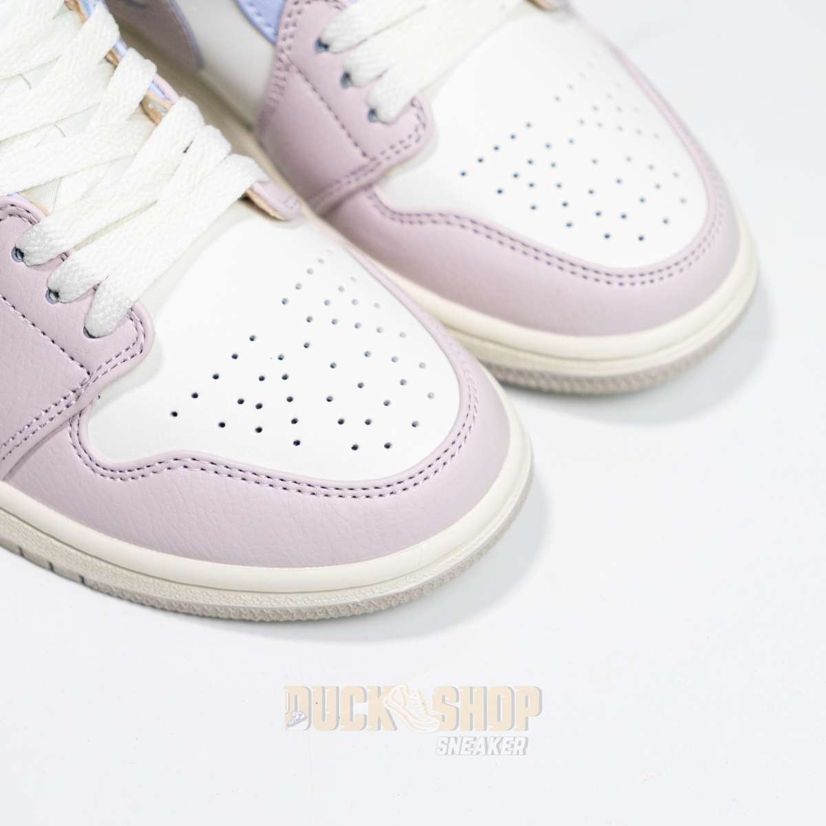 Giày Nike Air Jordan 1 Low SAIL-SILT RED-SAIL-HYDROGEN BLUE-SILT RED-CREAM II - Ảnh 13