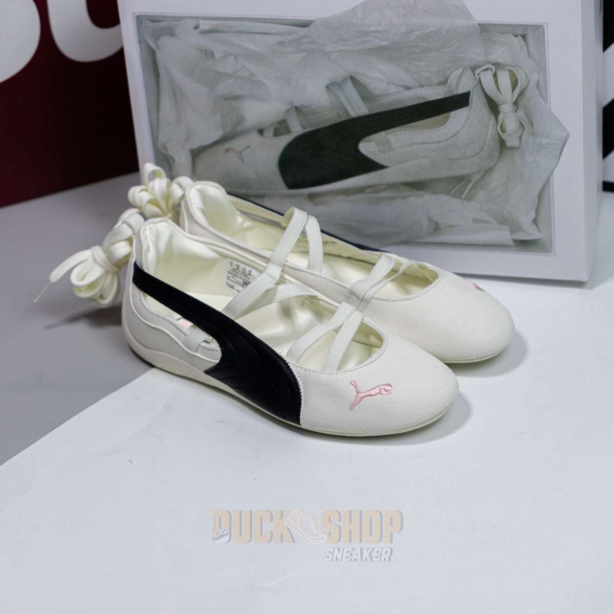 Alternative view of Giày Pume Speedcat Ballet Rosé White